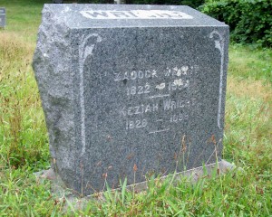 Zadock & Keziah Wright Headstone