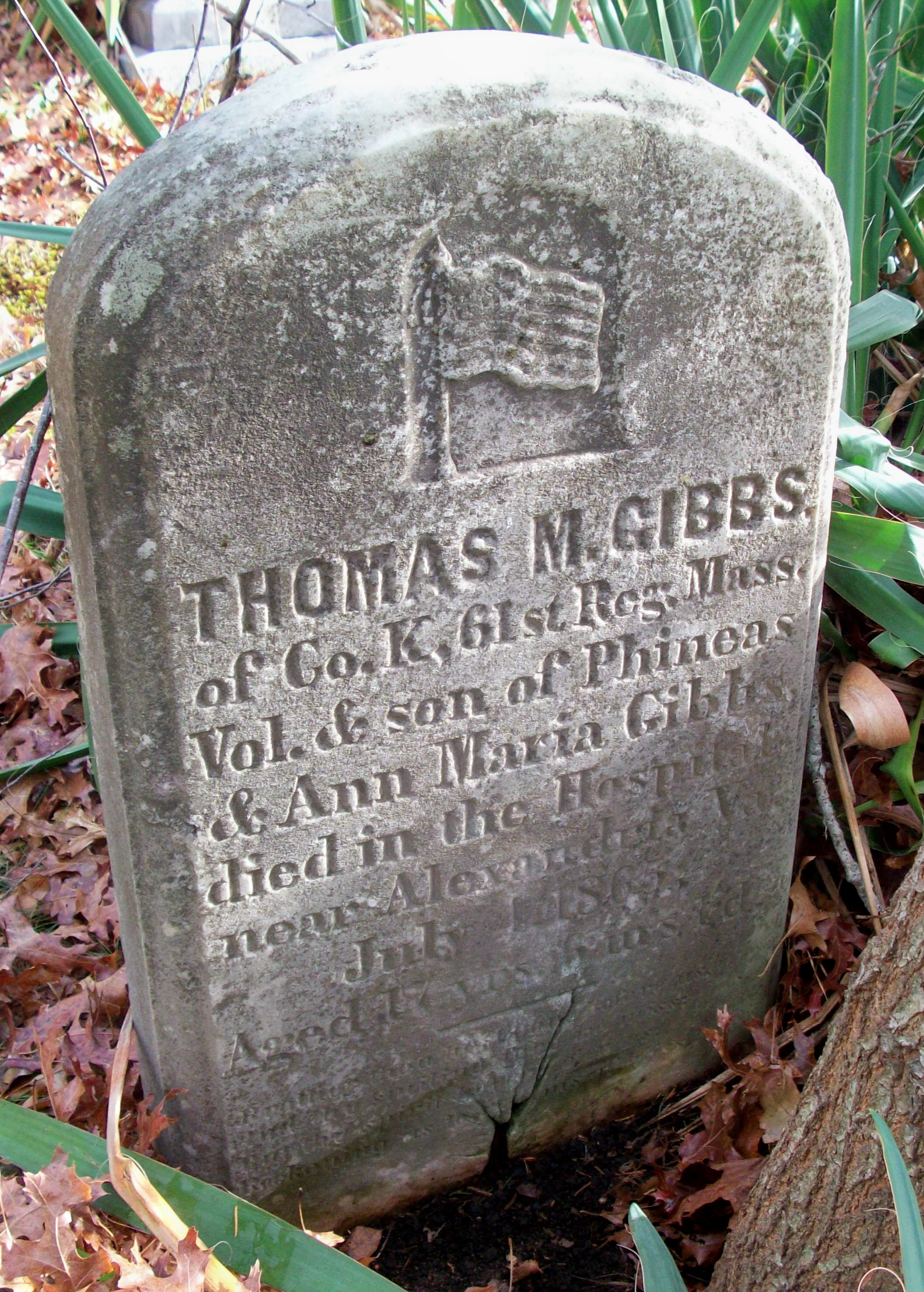 Thomas McAllister Gibbs, Civil War 1848 – 1865 | PocassetCemetery.org2116 x 2957